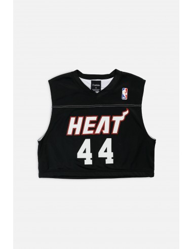 Rework Miami Heat NBA Crop Jersey - S