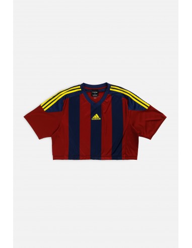 Rework Crop Adidas Soccer Jersey - L