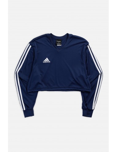 Rework Adidas Crop Long Sleeve Tee - M